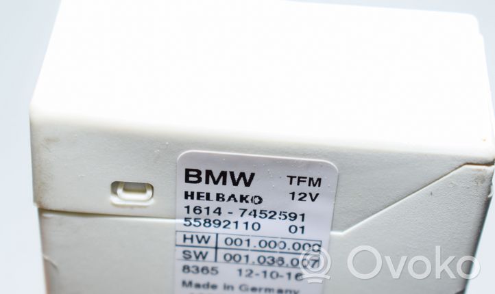 BMW i3 Polttoaineen ruiskutuspumpun ohjainlaite/moduuli 7452591