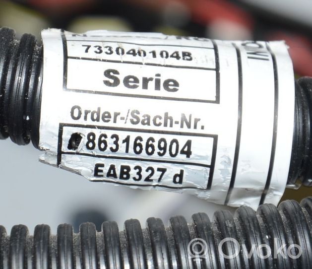 BMW 6 G32 Gran Turismo Faisceau de câblage pour moteur 12518631669