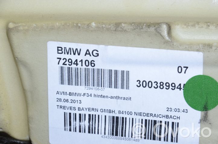 BMW 3 GT F34 Задний ковер салона 7294106