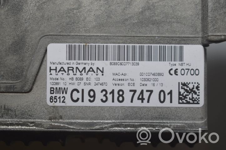 BMW 6 F06 Gran coupe Panel / Radioodtwarzacz CD/DVD/GPS 9284976