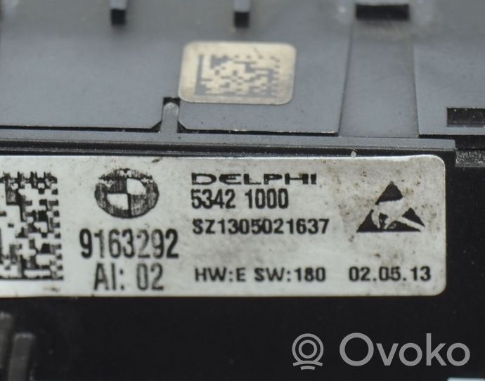 BMW X3 F25 Interrupteur de siège chauffant 9163292
