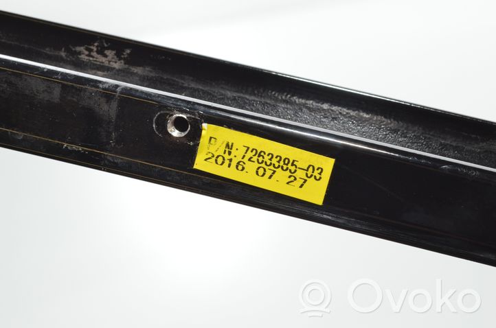 BMW 3 F30 F35 F31 Rail de pare-brise de porte arrière 7263385