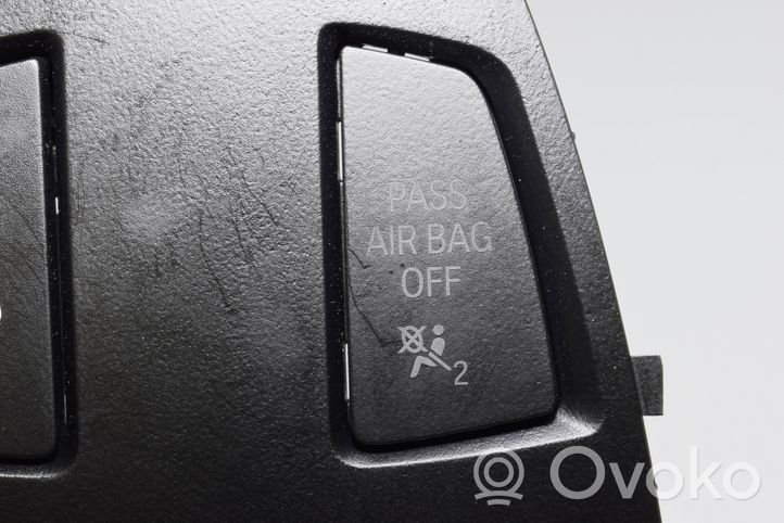 BMW X6 E71 Passenger airbag on/off switch 