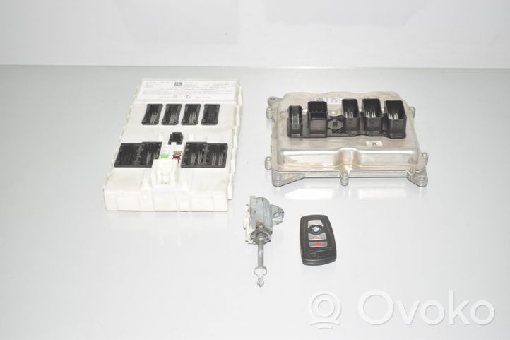 BMW 3 F30 F35 F31 Juego de cerradura y set ECU del motor 