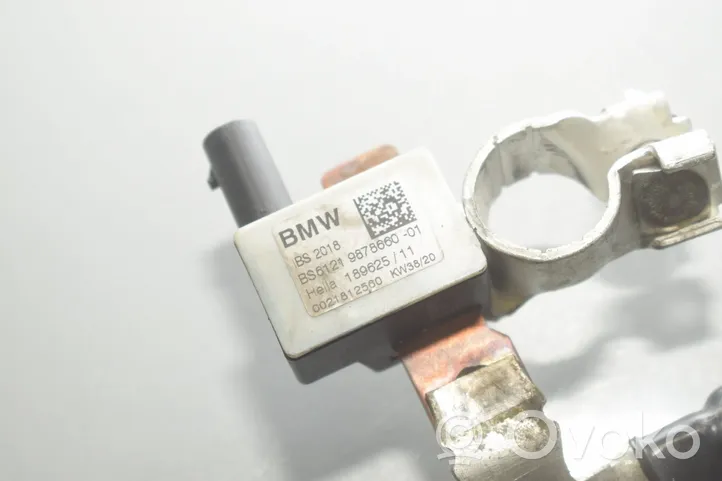 BMW 1 F40 Minus / Klema / Przewód akumulatora 9878660