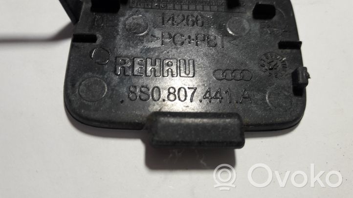 Audi TT TTS RS Mk3 8S Tapa/tapón del gancho de remolque delantero 8S0807441A