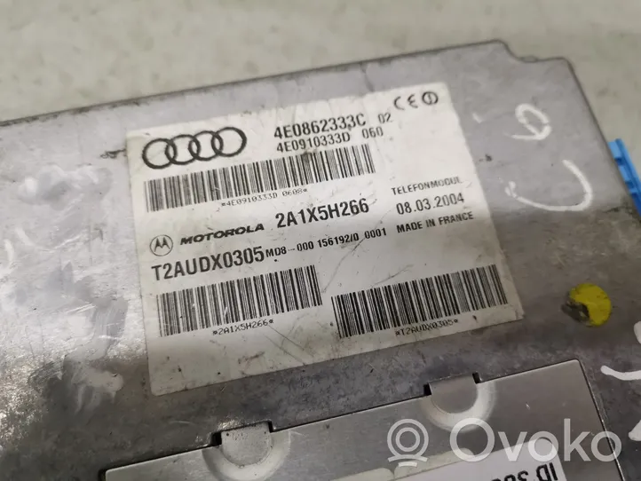 Audi A6 S6 C6 4F Sterownik / Moduł sterujący telefonem 4E0862333C