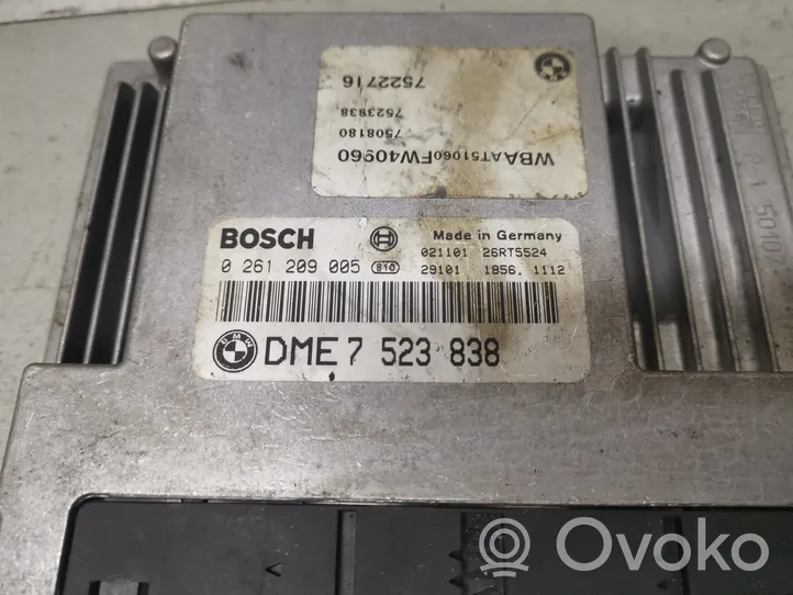 BMW 3 E46 Sterownik / Moduł ECU 0261209005