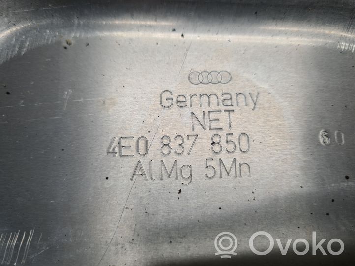 Audi A8 S8 D3 4E Mechanizm podnoszenia szyby przedniej bez silnika 4E0837850