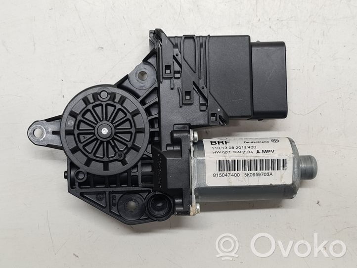 Volkswagen Touran II Rear door window regulator motor 5K0959703A