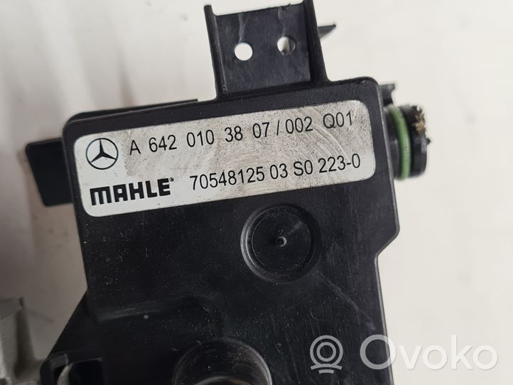 Mercedes-Benz GL X166 Separatore dello sfiato dell’olio A6420103807