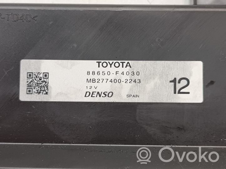 Toyota C-HR Module unité de contrôle climatisation 88650F4030