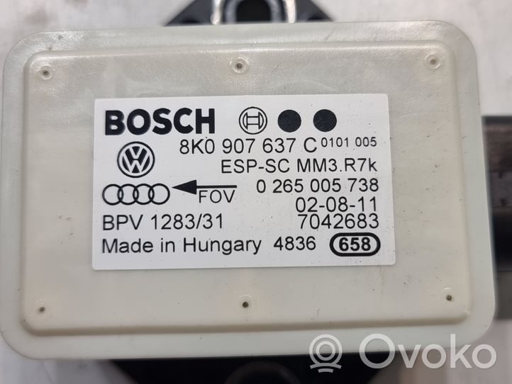 Audi Q5 SQ5 Capteur ESP 8K0907637C