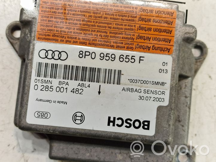 Audi A3 S3 A3 Sportback 8P Centralina/modulo airbag 8P0959655F