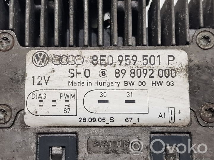 Audi A4 S4 B7 8E 8H Relè della ventola di raffreddamento 8E0959501P