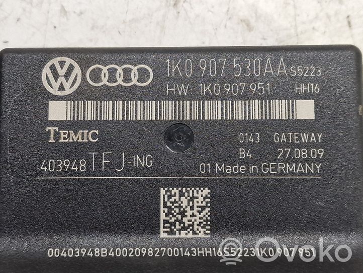 Audi A3 S3 A3 Sportback 8P Moduł sterowania Gateway 1K0907530AA