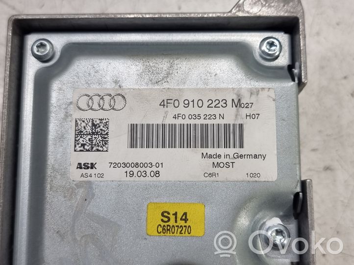 Audi A6 S6 C6 4F Sound amplifier 4F0910223
