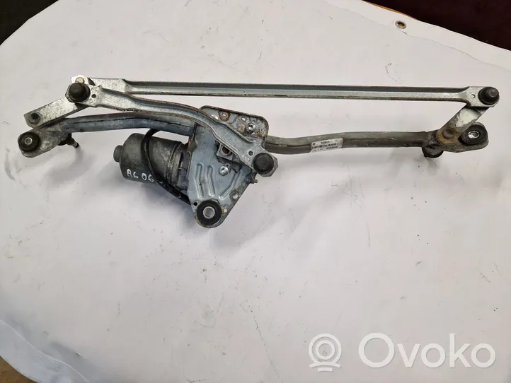 Audi A6 S6 C6 4F Tringlerie et moteur d'essuie-glace avant 4F1955023B