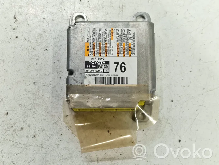 Toyota C-HR Module de contrôle airbag 89170F4130