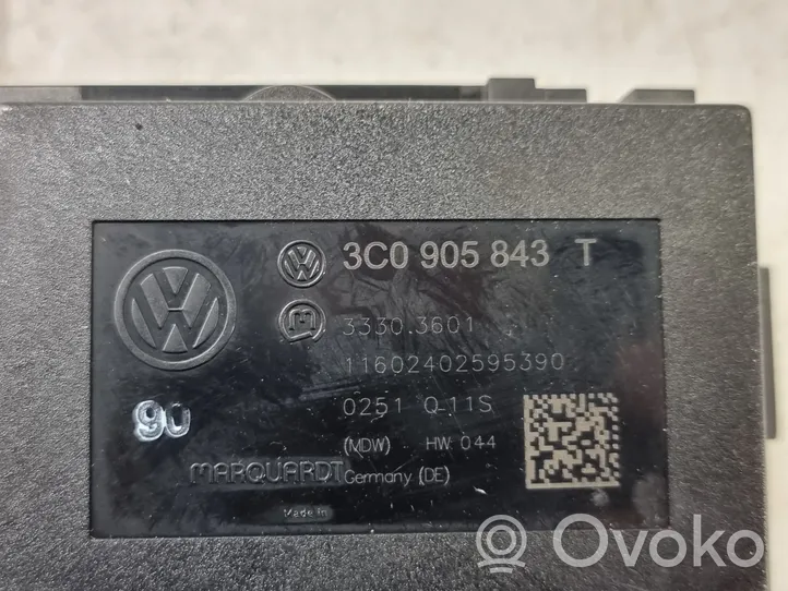 Volkswagen PASSAT B7 Verrouillage de commutateur d'allumage 3C0905843T