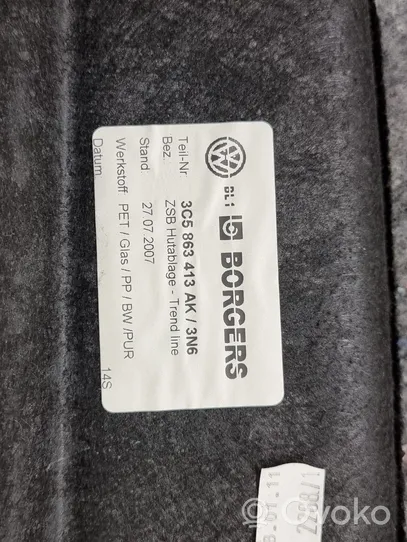 Volkswagen PASSAT B7 Grilles/couvercle de haut-parleur arrière 3C5863413AK