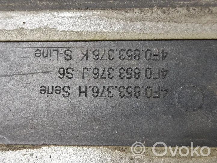 Audi A6 S6 C6 4F Комплект обшивки порога (внутренний) 4F0853374