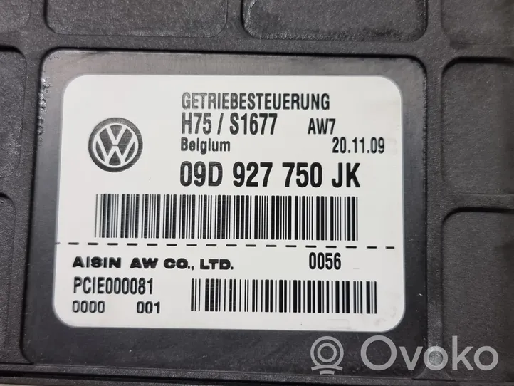 Volkswagen Touareg I Module de contrôle de boîte de vitesses ECU 09D927750JK
