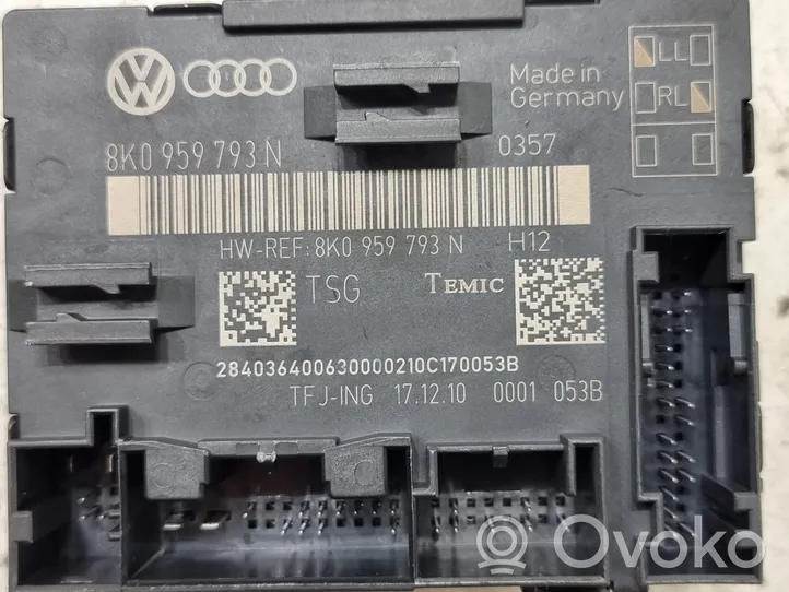 Audi Q5 SQ5 Oven ohjainlaite/moduuli 8K0959793N