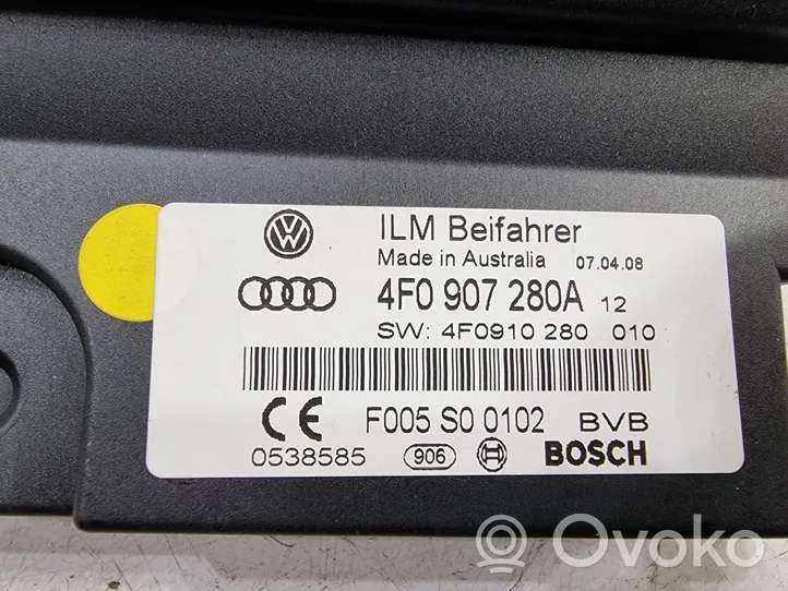 Audi A6 S6 C6 4F Muut ohjainlaitteet/moduulit 4F0907280A