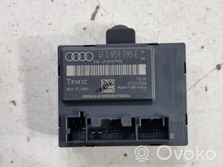 Audi A6 S6 C6 4F Door control unit/module 4F0959795E