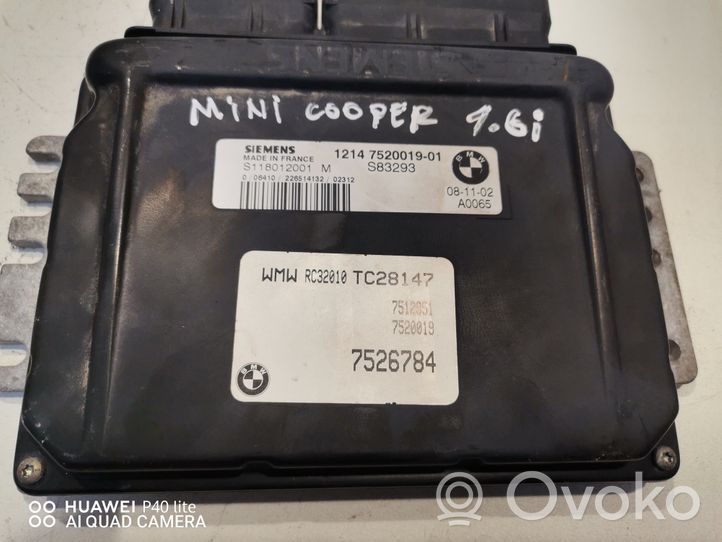 Mini One - Cooper R50 - 53 Sterownik / Moduł ECU 1214752001901