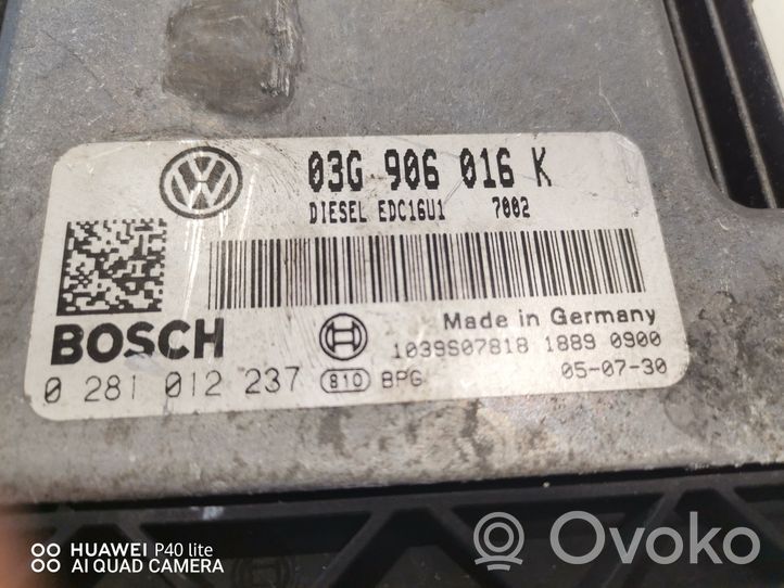 Skoda Octavia Mk2 (1Z) Calculateur moteur ECU 03G906016K