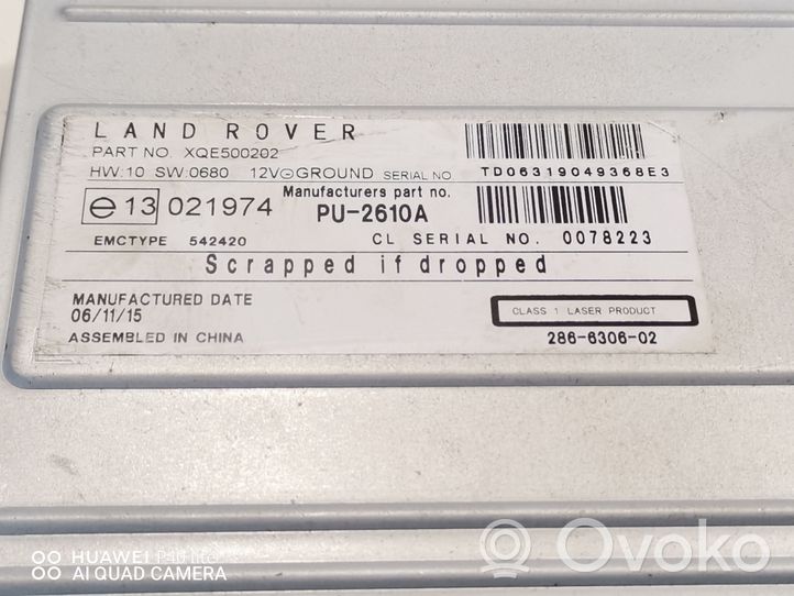 Land Rover Freelander Cartes SD navigation, CD / DVD PU2610A