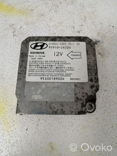 Hyundai Santa Fe Airbag control unit/module 9591026200