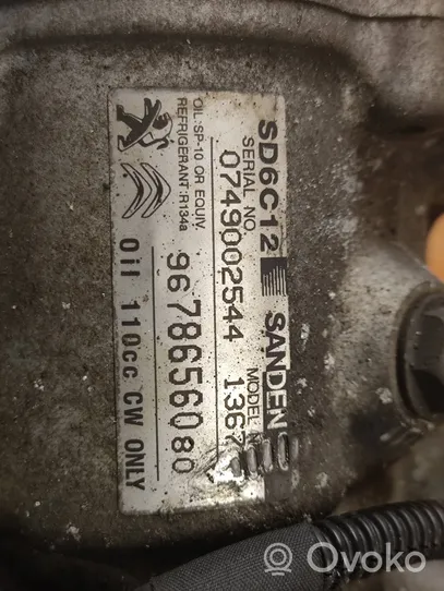 Peugeot 508 Air conditioning (A/C) compressor (pump) 9678656080