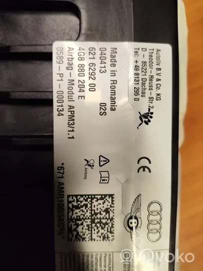 Audi A6 S6 C7 4G Keleivio oro pagalvė 4G8880204E