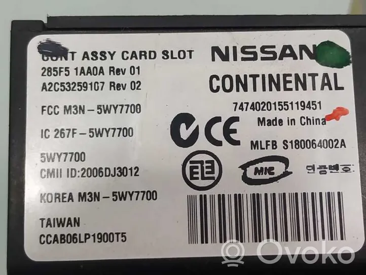 Nissan Murano Z51 Muut ohjainlaitteet/moduulit 285F51AA0A
