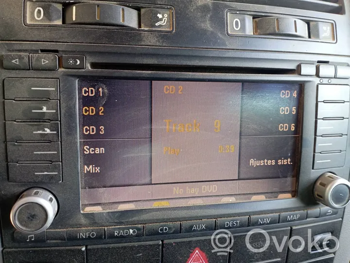 Volkswagen Touareg I Radio/CD/DVD/GPS-pääyksikkö 7L6035191H