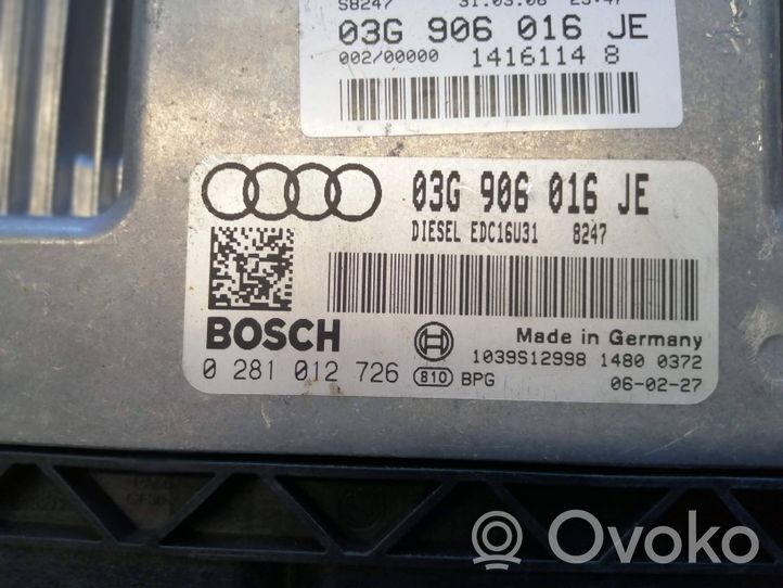 Audi A4 S4 B7 8E 8H Centralina/modulo del motore 03G906016JE