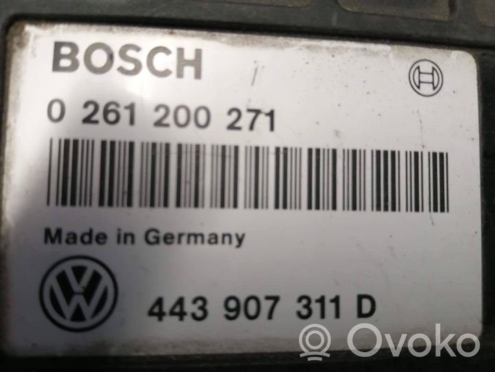 Volkswagen PASSAT B3 Centralina/modulo del motore 443907311D