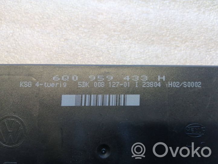 Volkswagen Polo Muut ohjainlaitteet/moduulit 6Q0959433H