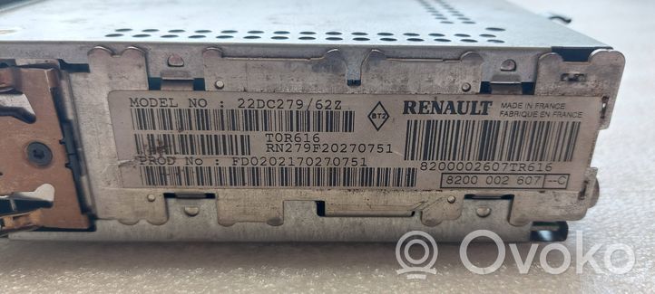 Renault Laguna II Radio/CD/DVD/GPS-pääyksikkö 8200002607