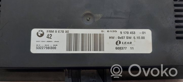 BMW X5 E70 Sterownik / moduł świateł Xenon 9170453