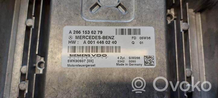 Mercedes-Benz B W245 Variklio valdymo blokas A2661536279