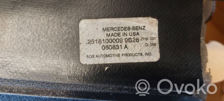 Mercedes-Benz R W251 Copertura ripiano portaoggetti A2518100009