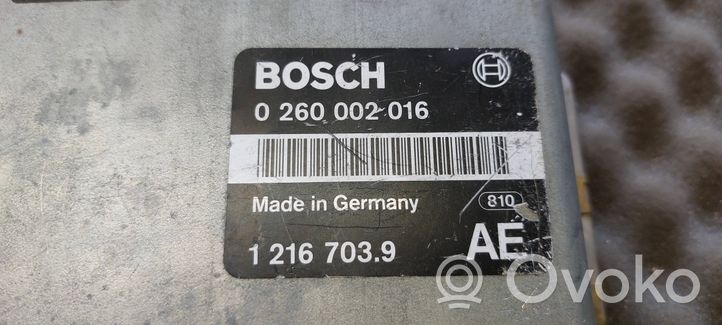 BMW 7 E32 Transmission gearbox valve body 0260002016