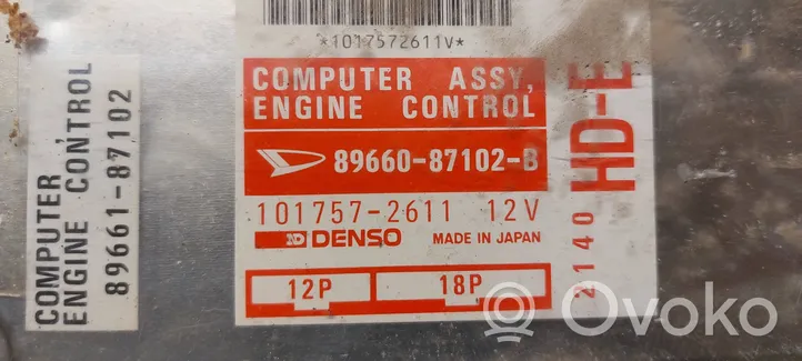 Daihatsu Applause Unidad de control/módulo del motor 8966087102B