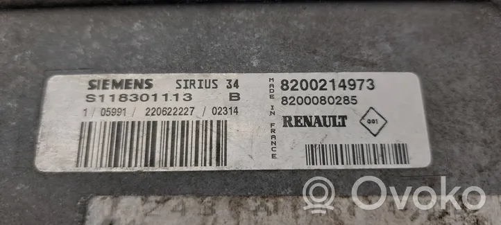 Renault Scenic I Moottorin ohjainlaite/moduuli 8200214973