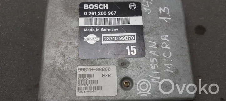 Nissan Micra Variklio valdymo blokas 0261200967