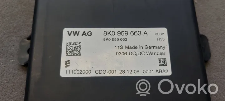 Volkswagen PASSAT B6 Maitinimo valdymo blokas 8K0959663A